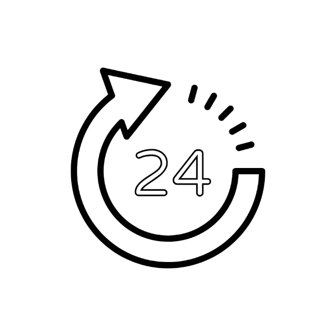 24 Saat Bekleme İkonu 24 Saat Bekleme İkonu