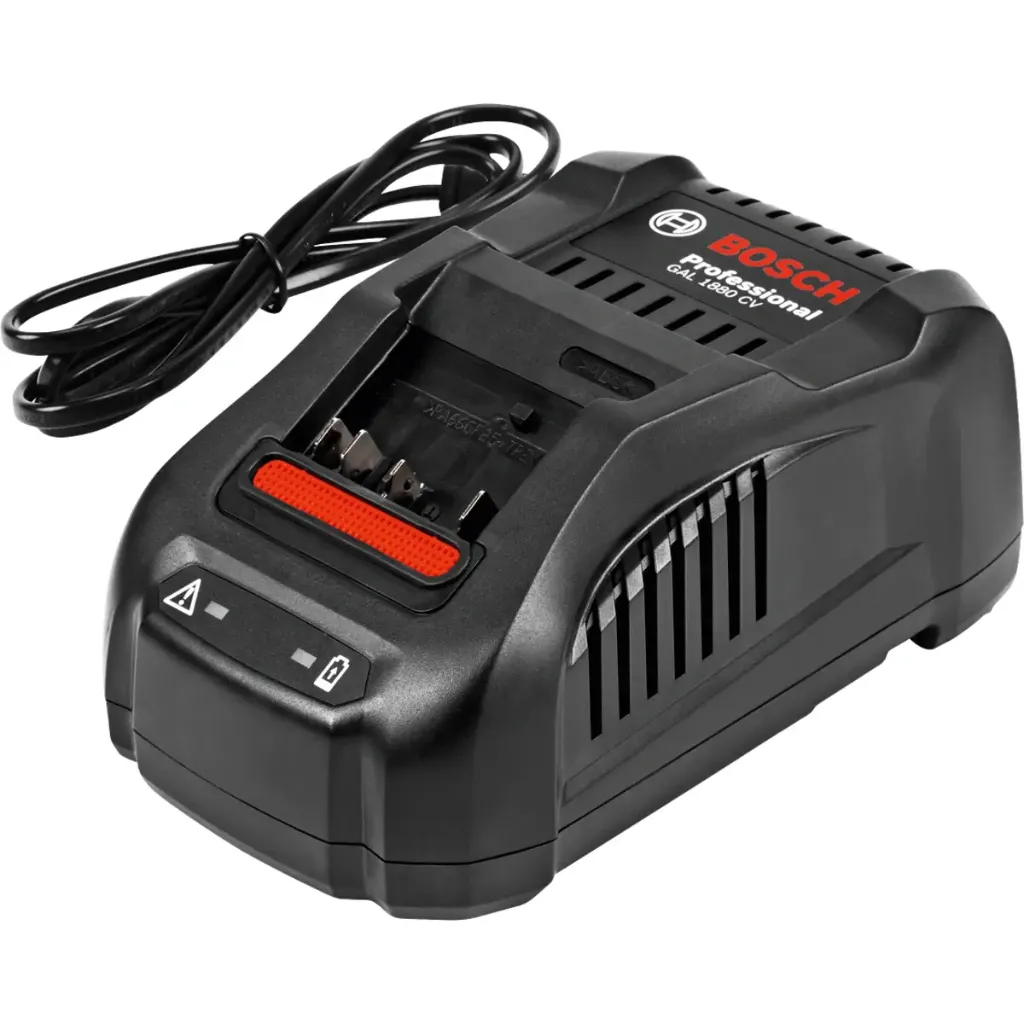 Bosch GAL 1880 CV Şarj Cihazı + 2 x GBA 18V 5.0Ah Yedek Akü 1.webp