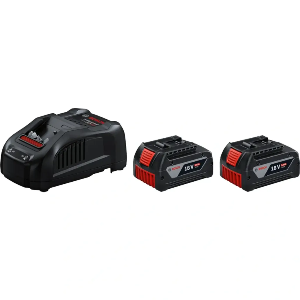 Bosch GAL 1880 CV Şarj Cihazı + 2 x GBA 18V 5.0Ah Yedek Akü 5.webp