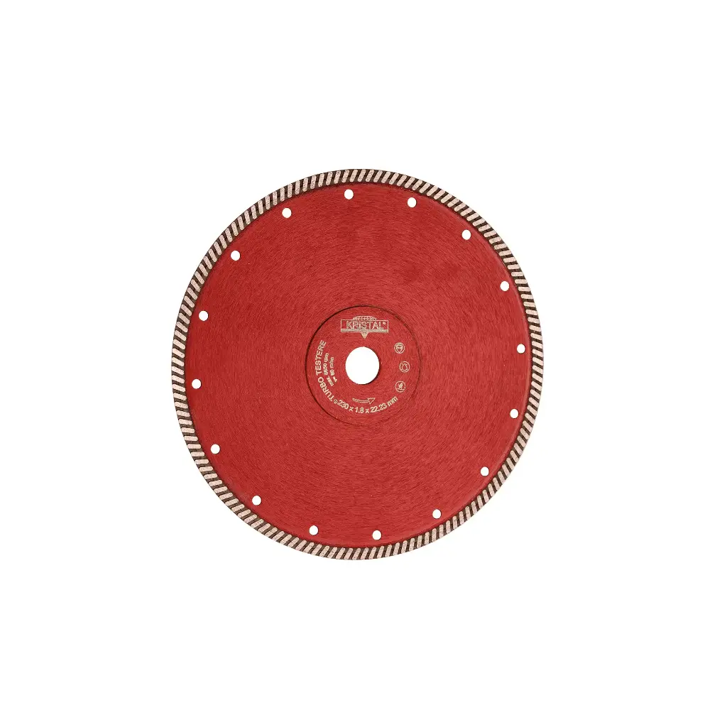 Kristal Turbo Elmas Hassas Kesici Testere 230mm