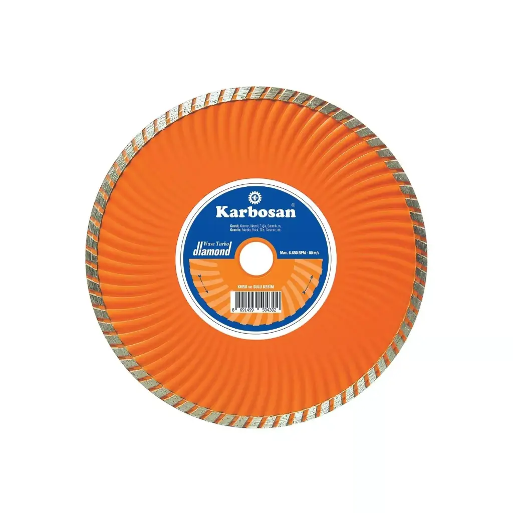 Karbosan Turbo Kanallı Elmas Kesici Testere 115mm