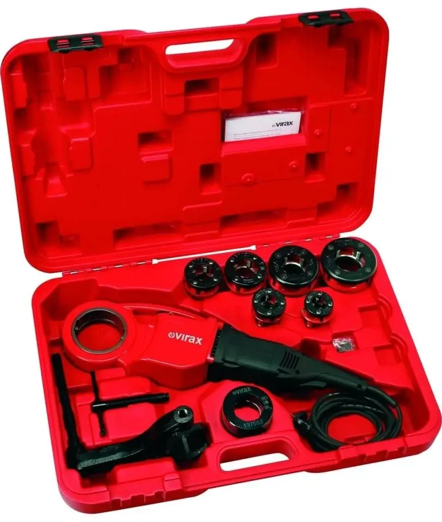 Virax 137563 Elektrikli El Tipi Pafta Takımı 1/2" - 2"